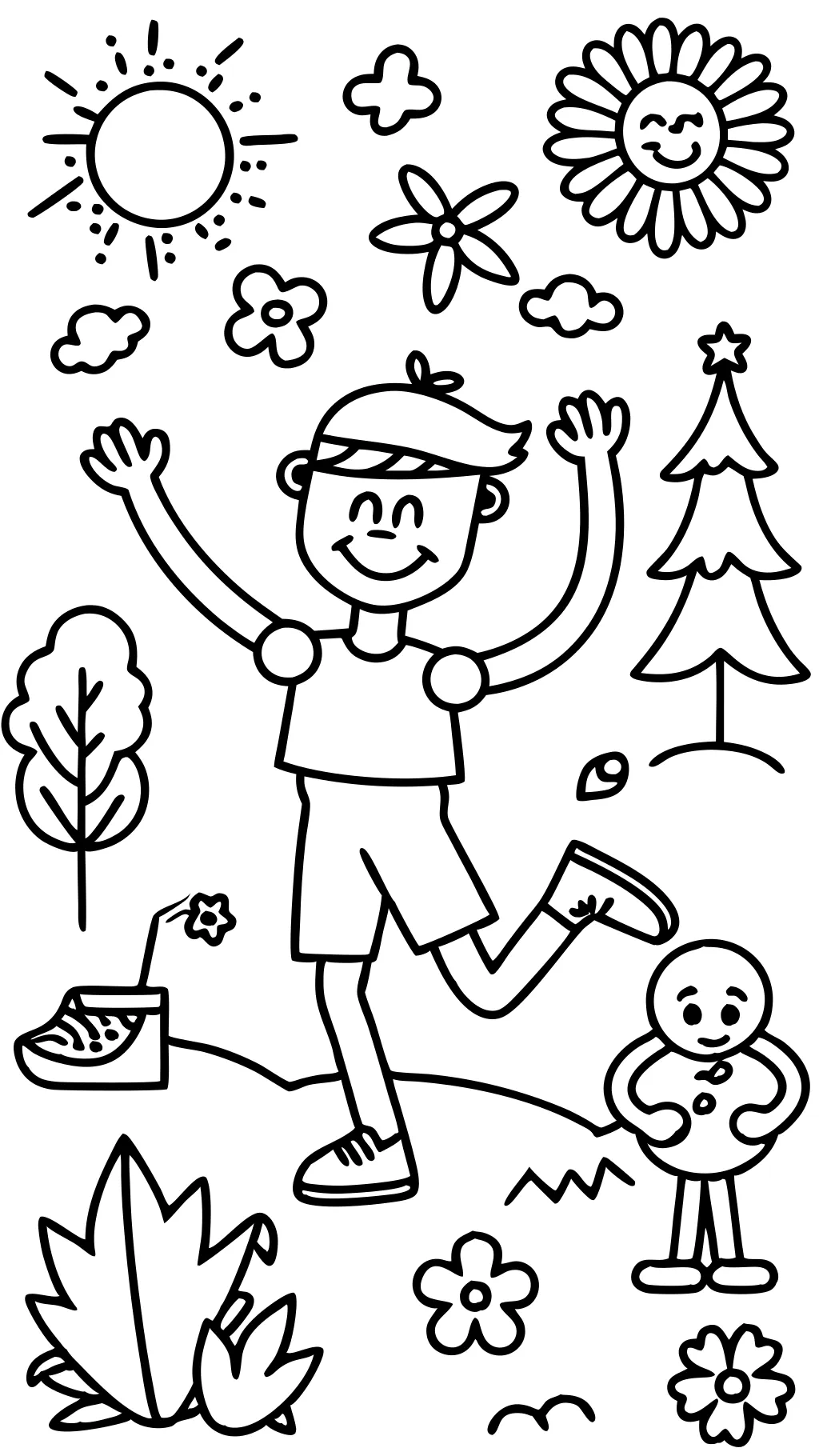 stick coloring page